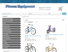 Tablet Screenshot of fitnessequipmentshops.com